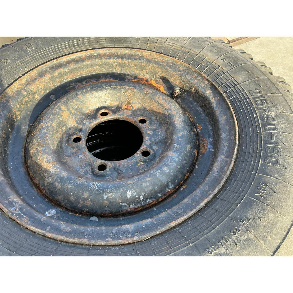 15 Inch Rim and Tire – Classic Bukhanka – Voltyre 215/90 R15C - Used - Price per Piece - - UAZ spare parts