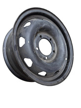 Cargar imagen en el visor de la galería, 16" Steel Rim Black MATT USED - Bukhanka (Classic &amp; Modern), Hunter &amp; 469 – OEM 316220-3101015-07-BLMATT - - UAZ spare parts