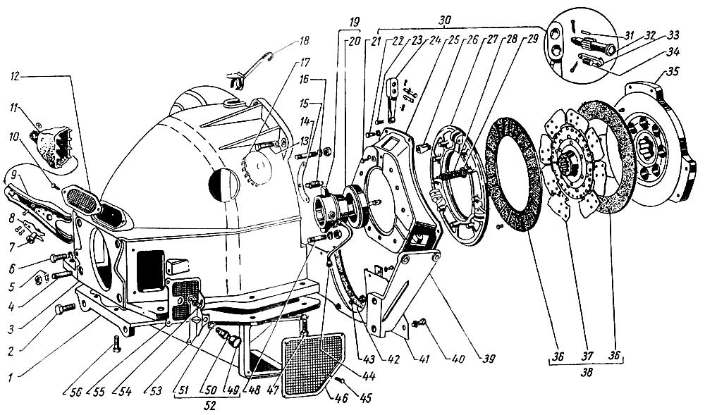 Mola da forquilha da embraiagem – Bukhanka Classic (2.4/2.9L), Hunter e 469 – OEM 11-7562
