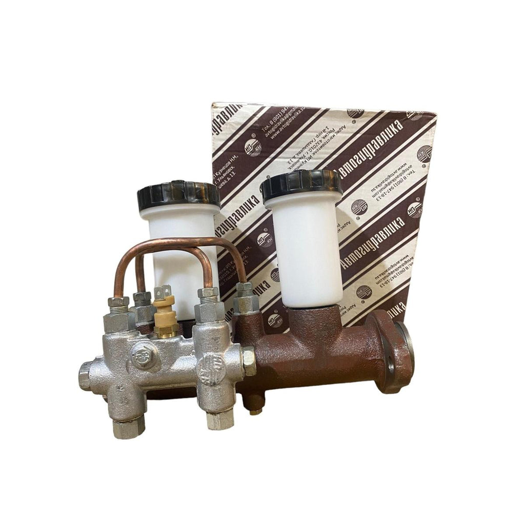 Brake Master Cylinder Dual Reservoir with Proportioning Valve – Bukhanka Modern (2.7L), Hunter & 469 (2.7L) – OEM 3151-3505010 / 046900-3505010-95 - Brake system - UAZ spare parts