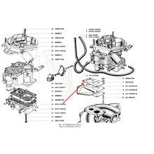 Cargar imagen en el visor de la galería, Carburetor Gasket K-126 (karangelite) - Hunter &amp; 469, Bukhanka Classic - OEM 417.1107015-10 - - UAZ spare parts
