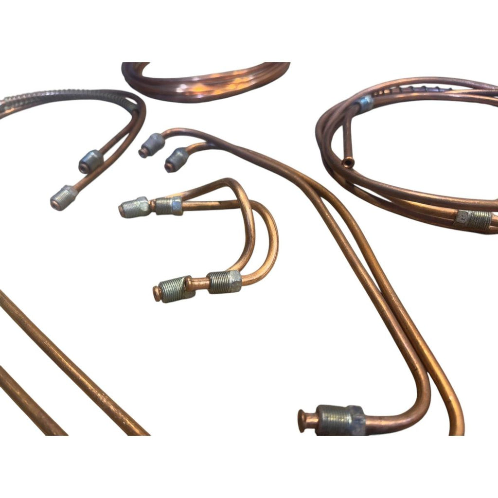 Copper Brake Line Set (11 pcs) – Bukhanka Classic (2.4L & 2.9L) – OEM 3741-11-01 - Brake system - UAZ spare parts