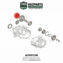 Cargar imagen en el visor de la galería, Reduction Gear Transfer Case – Bukhanka Classic &amp; Modern – OEM 3162-00-1802040-20 / 316200180204020 - Clutch and transmission - UAZ spare parts