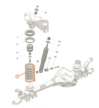Cargar imagen en el visor de la galería, Muelles del eje delantero por unidad - Patriot (2.7L) y Profi (2.7L) - OEM 316300473705100