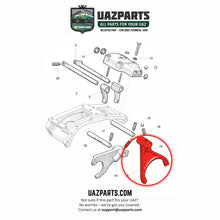 Ladda upp bild till gallerivisning, Shift Fork Transfer Case – Bukhanka (Classic 2.4L &amp; 2.9L, Modern 2.7L), Hunter &amp; 469 – OEM 390900180302001 / 390900180302800 - Clutch and transmission - UAZ spare parts