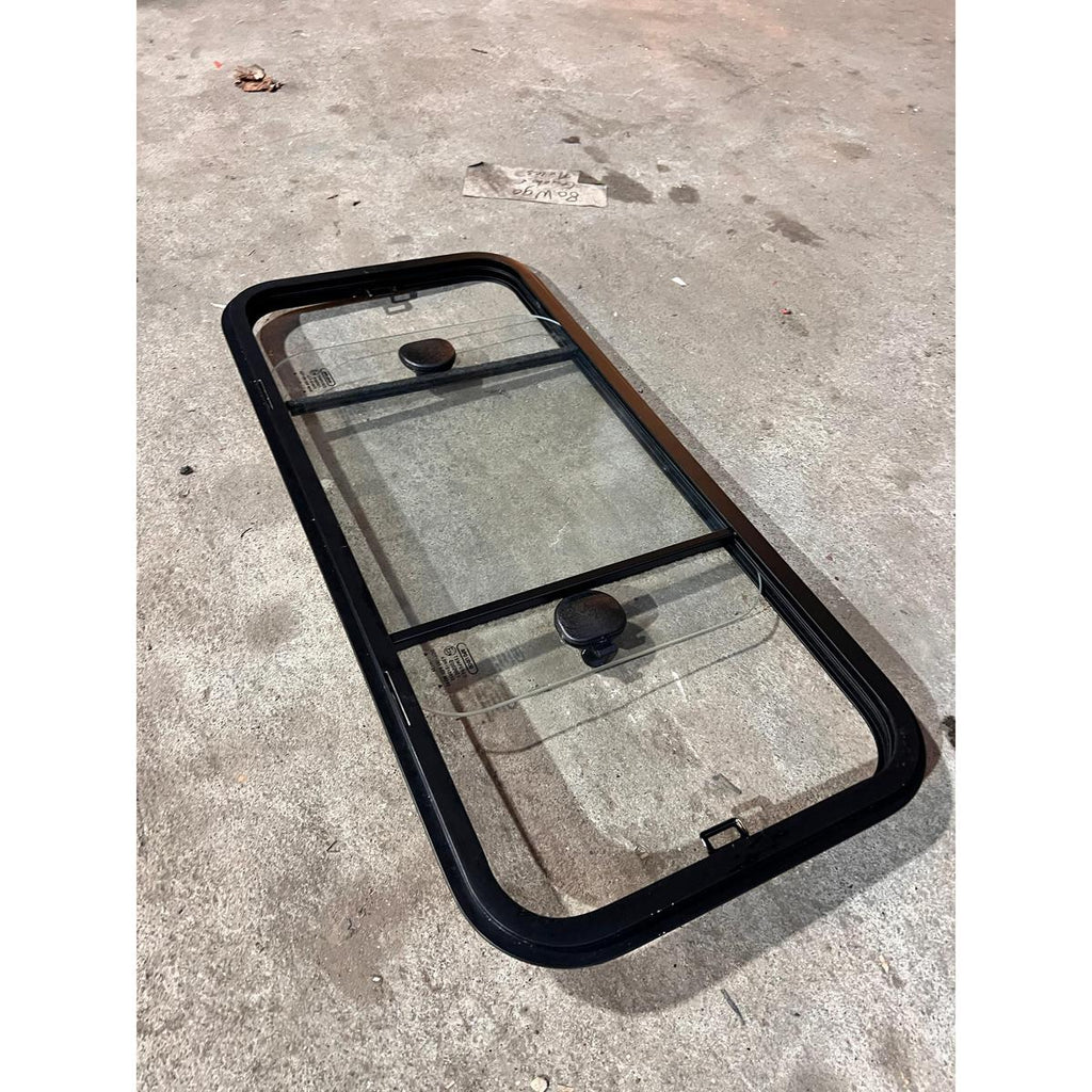 Sliding Window RIGHT (Dual-Slide, Large Panel) - Bukhanka (Classic 2.4L & 2.9L, Modern 2.7L) - OEM 07114-RIGHT-DOUBLE-UKR - - UAZ spare parts