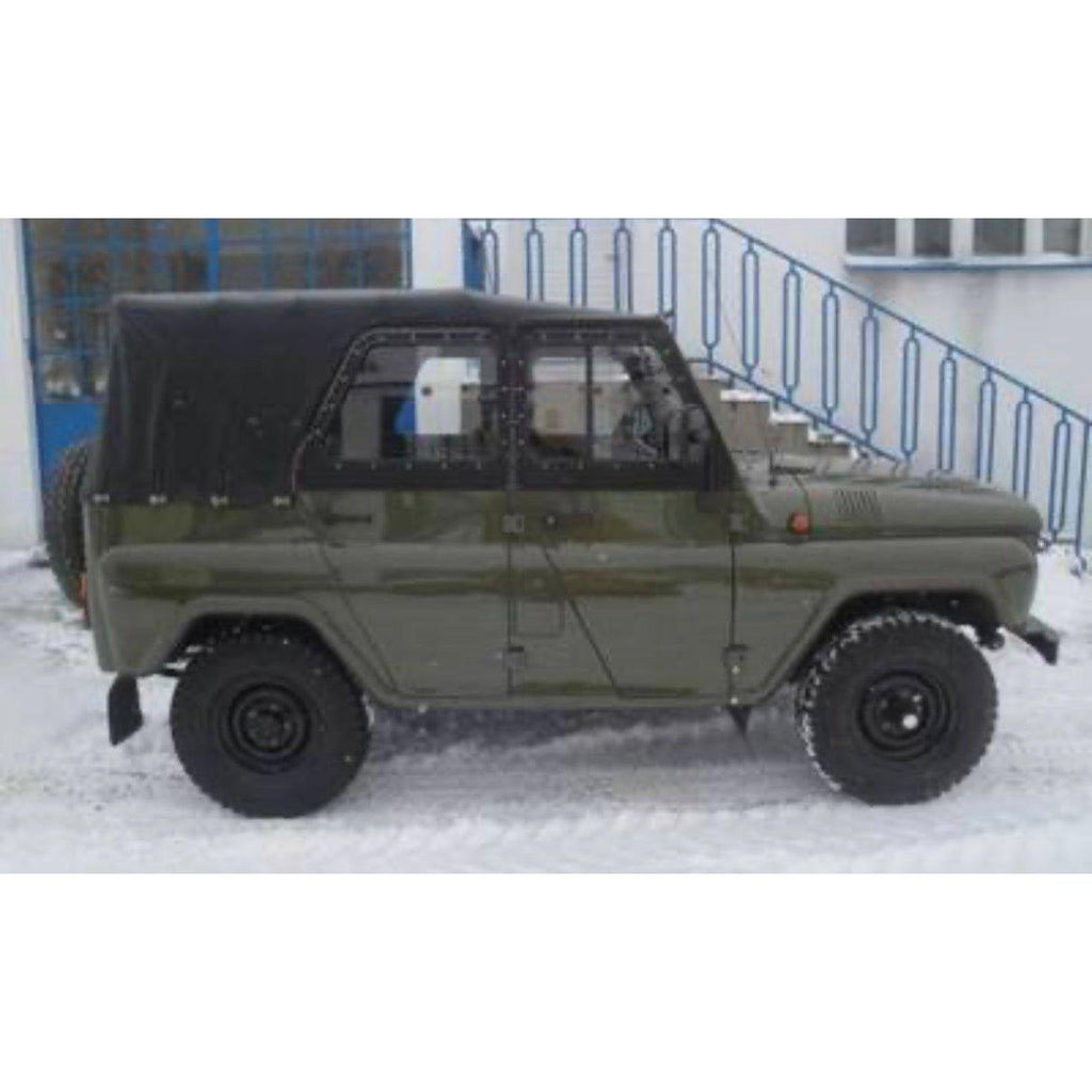 Tarpaulin Cover Black - Hunter & 469 (2.4L & 2.9L) - OEM OEMXXX-black - - UAZ spare parts