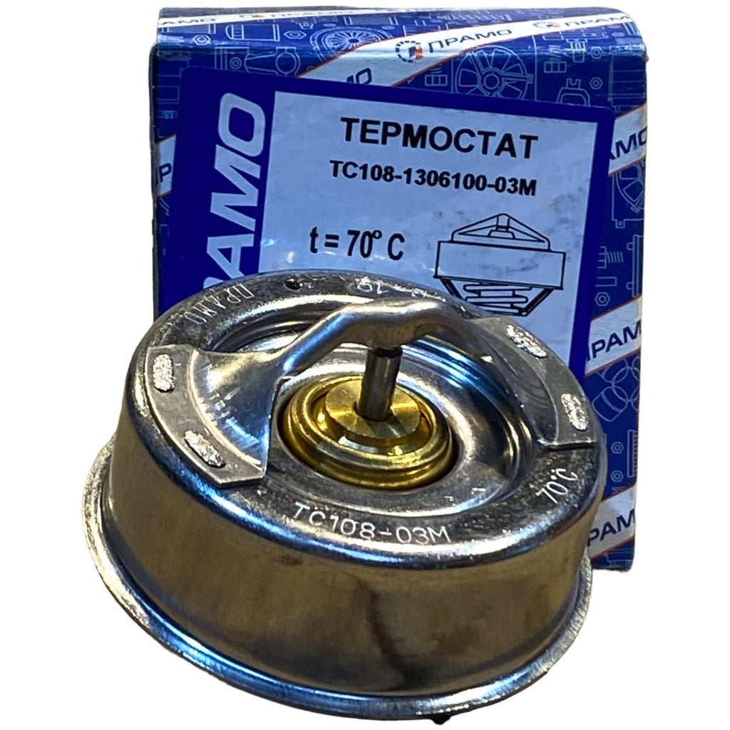 Thermostat 87 °C – Bukhanka Classic (2.4L & 2.9L), Hunter & 469 (2.4L & 2.9L) – OEM TC108-1306100-03M-87 - Engine - UAZ spare parts