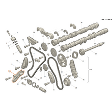 Заредете изображението в галерията, Timing Chain Guide Set 2.7L UAZ Engine - Bukhanka Modern &amp; Hunter &amp; 469 - 04090410061 5000 0409041006160006000 04090410061000 - - UAZ spare parts