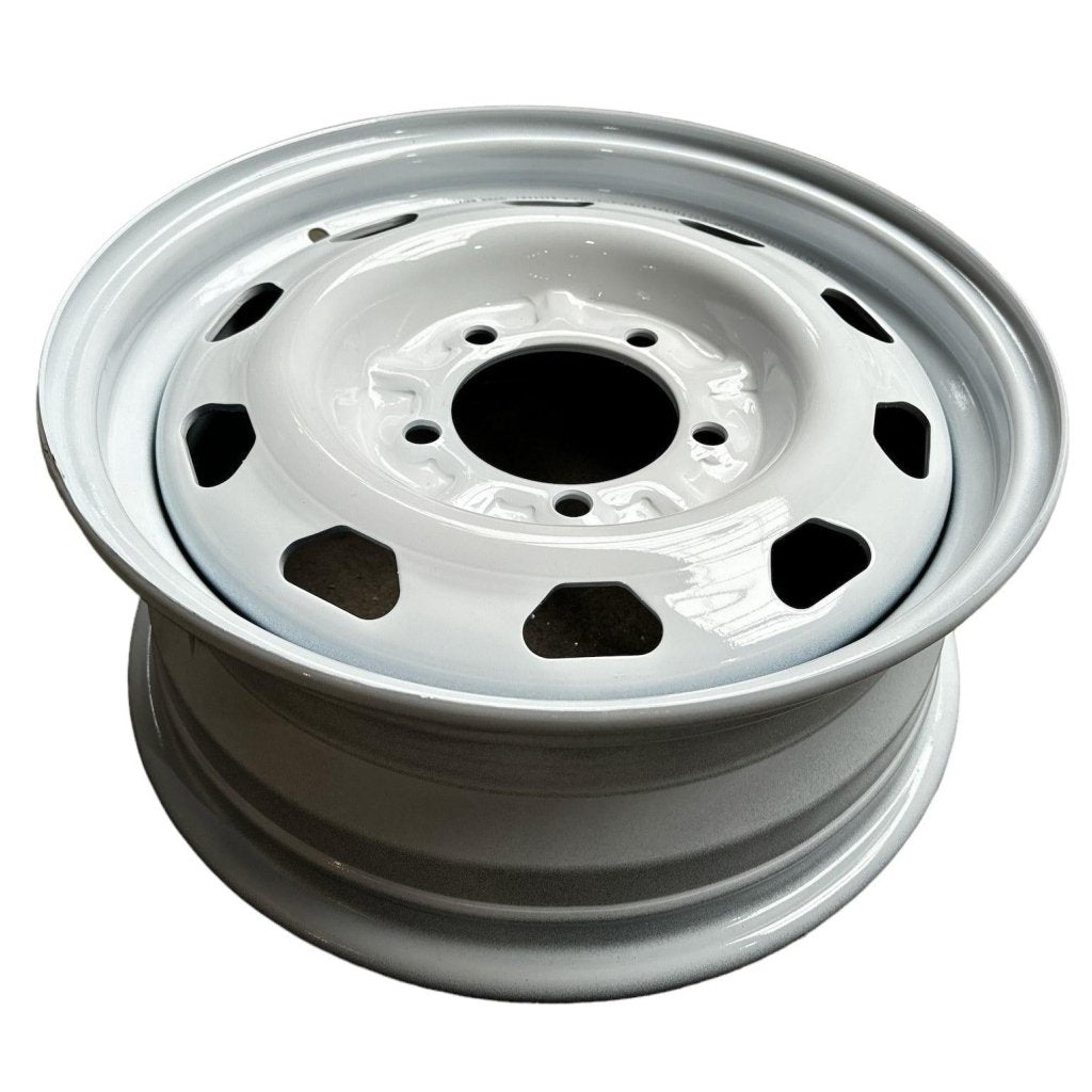 White RIM 16 Inch Set – Bukhanka Classic & Modern (2.4L, 2.9L, 2.7L) – OEM 316220-3101015-07-wit - Axles, cardan & suspension - UAZ spare parts