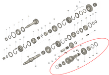 Kép betöltése a Galéria nézegetőbe, ADS 5 - Speed Gear &amp; Shaft Set 33–41 - Bukhanka Modern (2.7L), Hunter &amp; 469 (2.7L) – UAZPARTS.COM UAZ PART – OEM 2206170001001-33to41