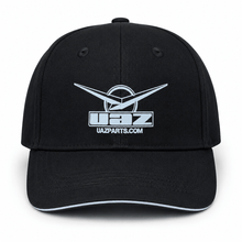 Afbeelding in Gallery-weergave laden, Black UAZ Cap – Worn by Those Who Keep It Moving – UAZPARTS.COM UAZ PART – OEM 452452