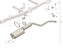 Laden Sie das Bild in den Galerie-Viewer, Exhaust spring tension Kit 2pcs - Bukhanka Modern (2.7L) - OEM 3160 - 20 - 1203255 - 01 – UAZPARTS.COM UAZ PART – OEM 