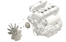 Załaduj zdjęcie do przeglądarki galerii, Fan Pulley - Bukhanka Modern, Hunter &amp; 469, Patriot, Profi - OEM 316300130802500 – UAZPARTS.COM UAZ PART – OEM 316300130802500