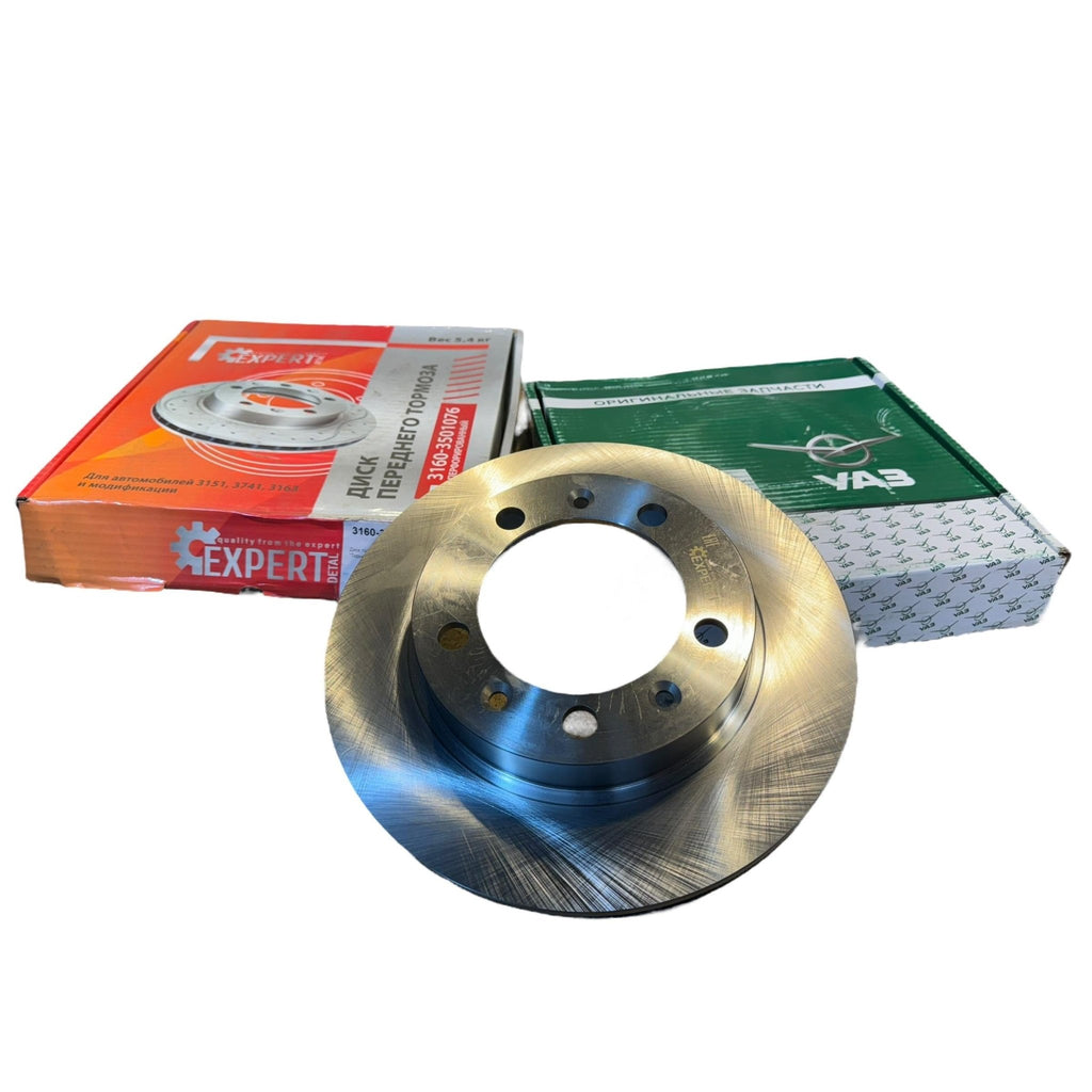 Front Brake Disc 316000 - 3501076 – Bukhanka Modern (2.7L), Hunter & 469 (2.7L) – OEM 316000 - 3501076 – UAZPARTS.COM UAZ onderdeel – OEM 316000 - 3501076