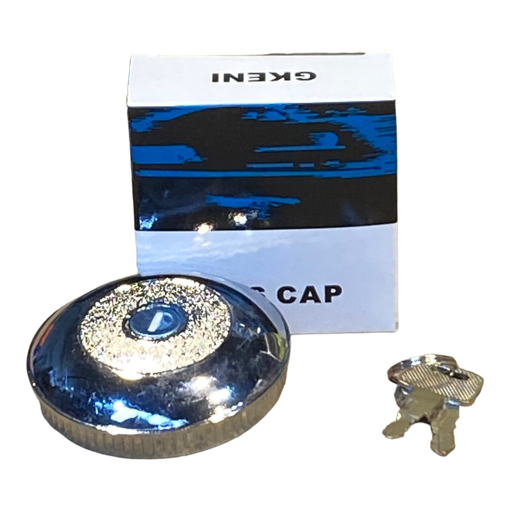 Locking Chrome Fuel Cap – Bukhanka Classic (2.4L & 2.9L), Hunter & 469 – OEM 69 - 11030010 - 01 – UAZPARTS.COM UAZ onderdeel – OEM 69 - 11030010 - 01