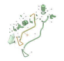 Ielādēt attēlu galerijas skatītājā, Power Steering Hose - Bukhanka Modern (2.7L) 10.2206 - 95 - 3408150 - 30 – UAZPARTS.COM UAZ PART – OEM 10.2206-95-3408150-30