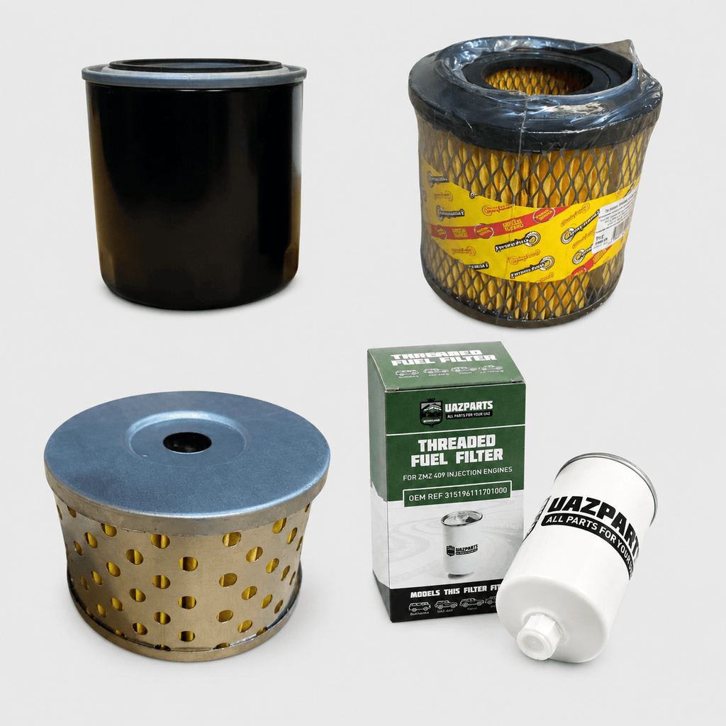 Service Filter Set - Bukhanka Modern (2.7L), Hunter & 469, Patriot (2.7L) - - UAZ spare parts