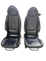 Slimme volledige lederen verwarmde stoelenset (2 stuks) – Bukhanka (klassiek & modern) – OEM SMART123BLACK
